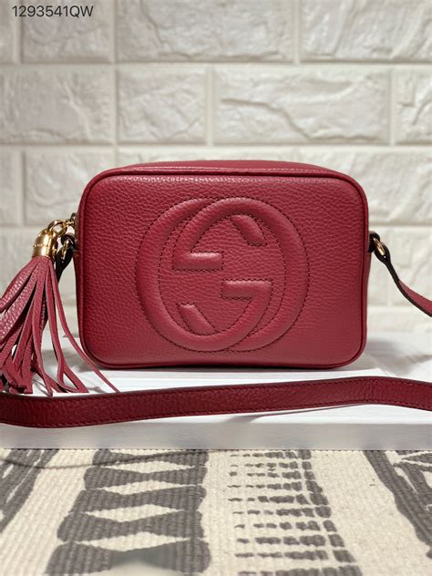 burgundy Gucci handbags sale